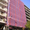 Ανακαίνιση όψης οικοδομής επί της οδού Βασ. Γεωργίου. Μέτρα ασφαλείας για την προστασία των εργαζομένων και των πεζών